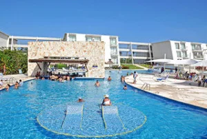 swimming pool in hotel